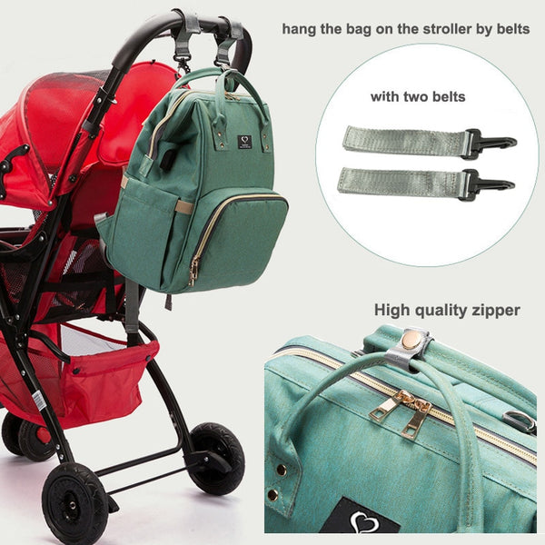 Diaper Backpack Large Capacity Waterproof  Baby Care