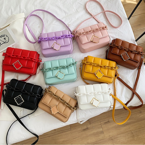 High Quality Colorful Chain Shoulder Bag