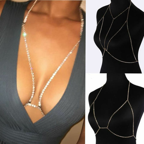 Sexy Bikini Bust Waist Hip Chain