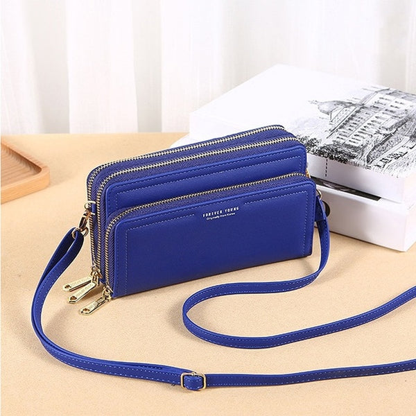 Women Turn Lock Mini Bag Messenger.