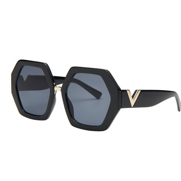 Luxury Square Retro Sunglasses.